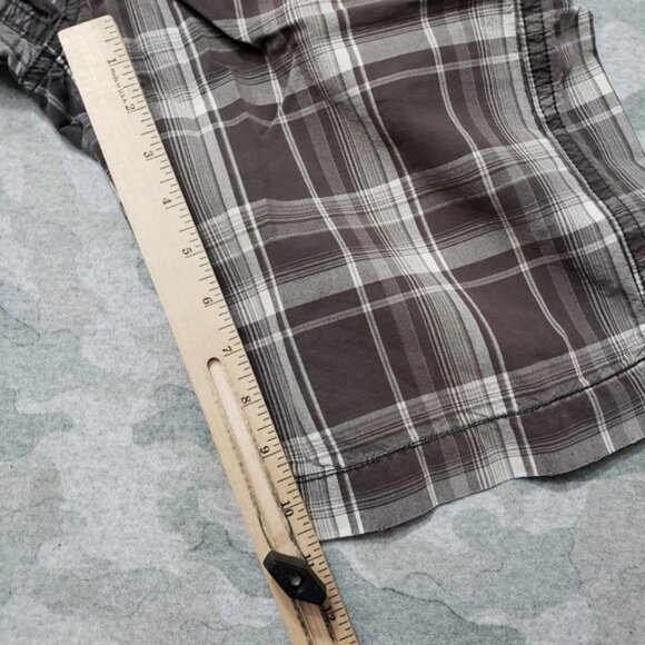 American Eagle Shorts Mens 28 Gray Longer Length Pockets - Picture 5 of 10